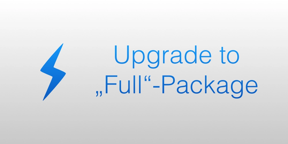 Upgrade to Full-Package